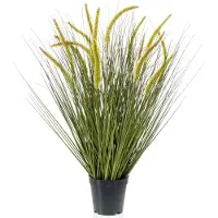 Blokker Kunstplant Groen Gras Sprieten 70 Cm. - Kunstplanten