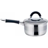 KINGHOFF 1256 - steelpan met deksel - Ø18 cm - rvs - 2,1 liter