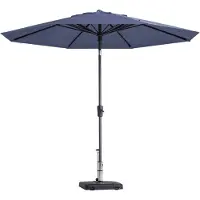 Madison parasol paros ii round safier blue 300cm -