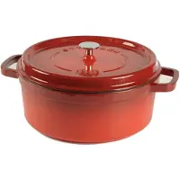 Cuisinova gietijzeren braadpan - u00d8 20 cm - 2 5 l - rood