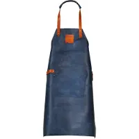 Boska Mr. Smith Leren Schort Pocket - Voorvak - Blauw - 85,5x64 cm