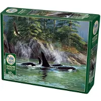 Cobble Hill Puzzel: Orca's - 1000-delige puzzel voor volwassenen