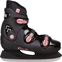 Nijdam IJshockeyschaatsen Volwassenen - Hardboot - Zwart - Maat 46