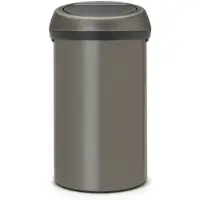 Brabantia Touch bin afvalemmer 60 liter platinum