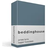 Beddinghouse Topper Hoeslaken Cool Grey (Stretch Jersey)-1-persoons (90/100 x 200/210/220 cm)