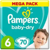 Pampers Luiers Baby-Dry Maat 6 - 70 Stuks