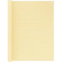 vidaXL Balkonscherm 120x500 cm HDPE beige