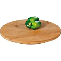 Kesper 58449 keukensnijplank Rond Bamboo Hout