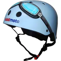 Kiddimoto Helm Blue Goggle-53 - 58 cm