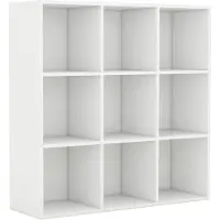 vidaXL Boekenkast 98x29x97,5 cm bewerkt hout wit