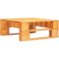 vidaXL Tuinhocker pallet hout honingbruin