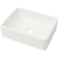 vidaXL Wastafel wit 41x30x12 cm keramiek