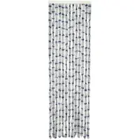 Travellife Chenille Vliegengordijn - Streep Grijs/Blauw - 56 x 185 cm