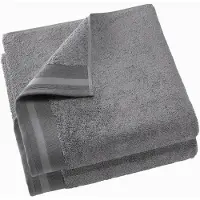 De Witte Lietaer Douchelaken Contessa Steel Grey (70 x 140 cm) (set van 2)