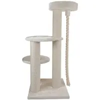 AK for Pets Quapas! Krabpaal Sturdy | 60 x 60 x 143 cm Cream