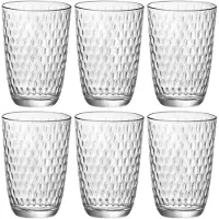 Bormioli Rocco Set van 12x stuks waterglazen/longdrinkglazen transparant 390 ml - Longdrinkglazen