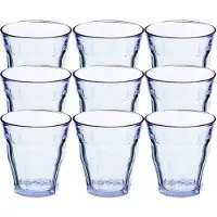 Duralex 18x Drinkglazen/waterglazen Blauw Picardie 310 Ml - Drinkglazen