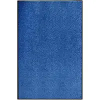 vidaXL Deurmat wasbaar 120x180 cm blauw