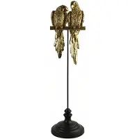 Tom Beeld Papegaai Marlou 22 X 86,5 Cm Polysteen Goud