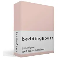 Beddinghouse Splittopper Hoeslaken Jersey-Lycra Lightpink-160 x 200/220 cm