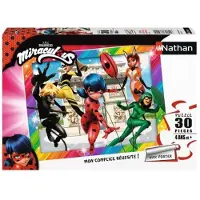 Nathan Puzzle 30 pièces Ladybug et ses amis super-héros Miraculous