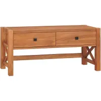 Möbelando Tv-meubel 100x40x45 cm teakhout