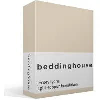 Beddinghouse - Jersey-stretch - Split-topper - Hoeslaken - 180x220 cm - Naturel