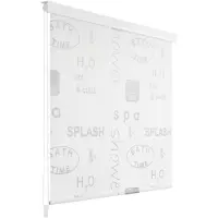 vidaXL Rolgordijn voor douche 140x240 cm splash online kopen