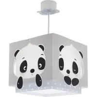 DALBER Panda kinderkamer-hanglamp, blauw