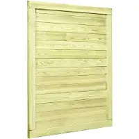 vidaXL Poort 125x100 cm geïmpregneerd grenenhout