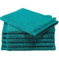 De Witte Lietaer Washandje Contessa Lake Green (set van 6)