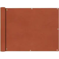 vidaXL Balkonscherm Oxford textiel 90x400 cm terracotta