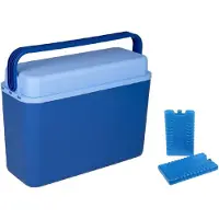 Cosy & Trendy Koelbox donkerblauw 12 liter 40 x 17 x 29 cm incl. 2 koelelementen - Koelboxen