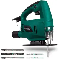 Vonroc Decoupeerzaag – 550W – snelwisselsysteem – Incl. 5 zaagbladen (made in Germany)
