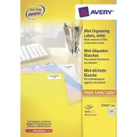 Avery Mini etiketten 46 x 11,1 mm, wit L7656-100