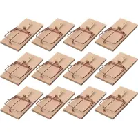 Ubbink 12x Rattenvallen/rattenklemmen 17 Cm Ongediertebestrijding - Ongediertevallen - Ongediertebestrijding