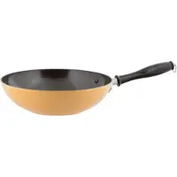 Sambonet 1965 Vintage Quarzo Nero, Ronde wok-/roerbakpan, Geel, Aluminium, 3,5 liter, Italië