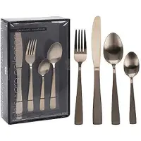 Excellent houseware Bestekset Mat Goud - 16 Delig