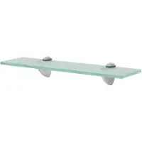 vidaXL Zwevend schap 40x20 cm 8 mm glas