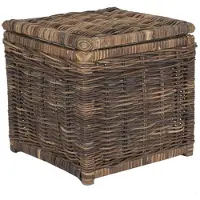 Sweet living Bruine Rotan Opbergmand Luc - 30x30xh30 Cm