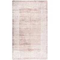 vidaXL Vloerkleed wasbaar 120x180 cm beige