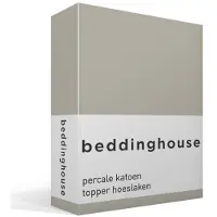 Beddinghouse Topper Hoeslaken Sand (Percal)-90 x 210 cm