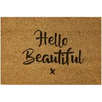 MD-ENTREE MD Entree - Kokosmat - Hello Beautiful - 40 x 60 cm