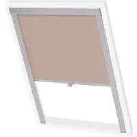 vidaXL Rolgordijn verduisterend beige SK08 GGL en GGU