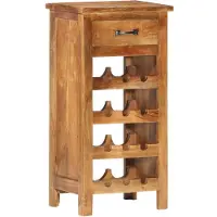 vidaXL Wijnkast 40x30x80 cm massief acaciahout