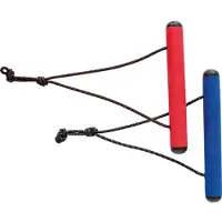 Invento Vlieger Handgrepen Dual Handles Staal/foam Rood/blauw