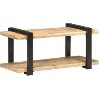 vidaXL Tv-meubel 90x40x40 cm ruw mangohout