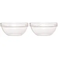 Luminarc 2x Salade serveerschalen glas 29 cm - Saladeschalen