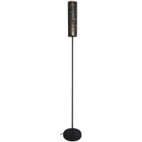 Freelight Vloerlamp Forato H 175 cm bruin zwart
