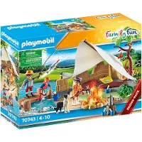 Playmobil Camping Family Goud Kinderen